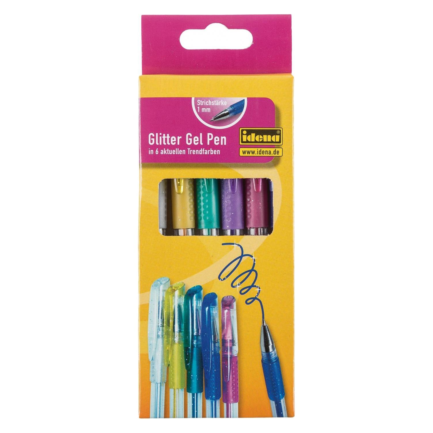 Idena Glitter Gel Pen 6er (6x) (512080)