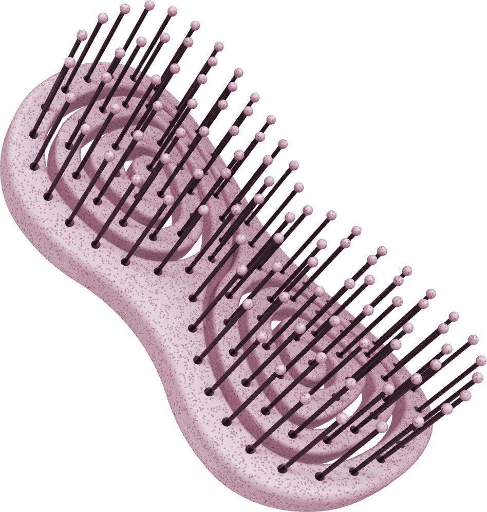 Hairway Wellness-Haarbürste Organica flieder 08096-06
