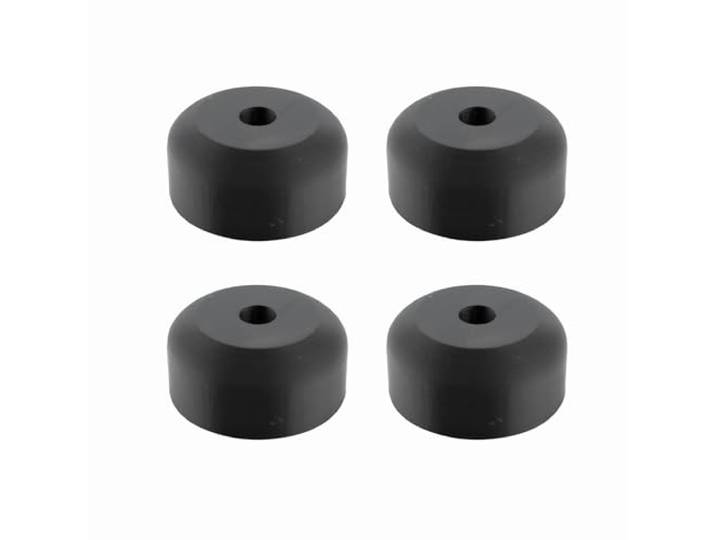 Sintrix Fab Lot de 4 pieds de rechange pour armoire en verre IKEA Detolf - Compatible avec IKEA Part 113290 - Base stable et sécurisée pour vitrine Detolf