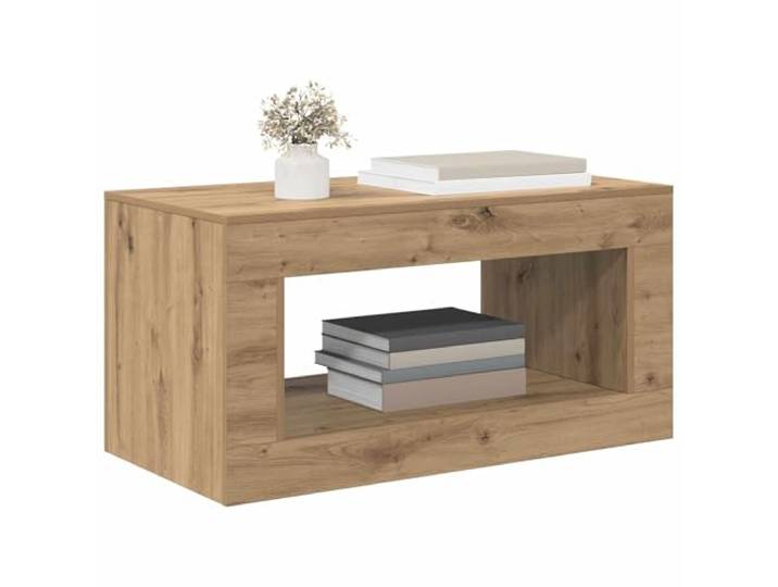KTHLBRH Moderner Couchtisch, handgefertigt, Eiche Geräumige Oberfläche, solide Konstruktion, elegantes Design, perfekt für Wohnzimmer