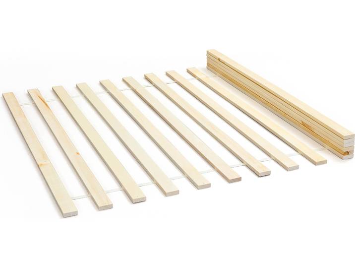 Sommier à lattes pour lit simple (à roulettes) - Sommier à lattes pour lit simple (à roulettes)