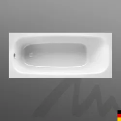 Mauersberger Badewanne „elisal“ 1600 × 750 mm in Weiß