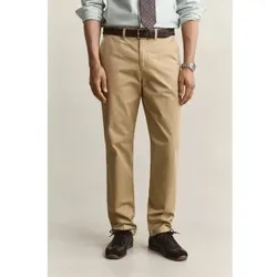 Gant für Herren. 1501001 Beige Chinos Regular Fit (29/34), Lässig, Klassisch, Bio-Baumwolle