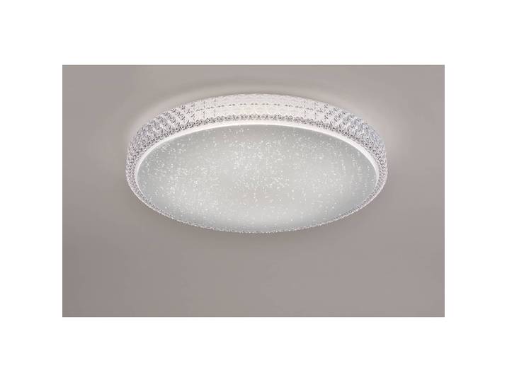 Plafonnier LED Frida Ø 60cm Transparent Matériau : Métal, Matière plastique Type de matière synthétique : Verre acrylique Type de métal : Fer