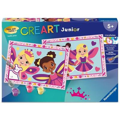 CreArt, Malen nach Zahlen Junior - Feen-Prinzessinnen