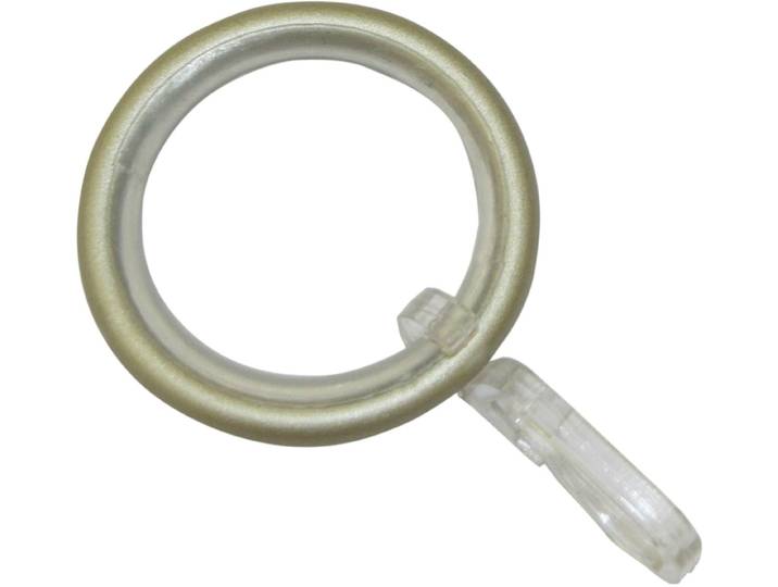Gardinenring GARDINIA Elba Gr. 1, beige (champagner), Ø:0,38cm, Gardinenbefestigungen, Gardinenring, Serie Gardinenstangen-Set Elba Ø 16/19 mm