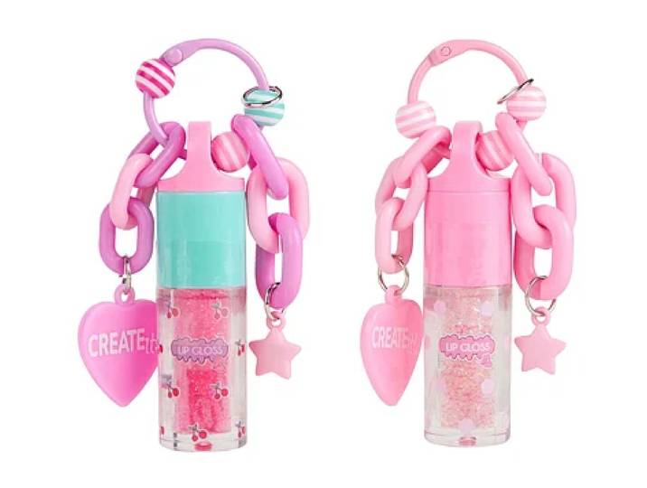 Create it! - Lipgloss sleutelhangers - 12 stuks