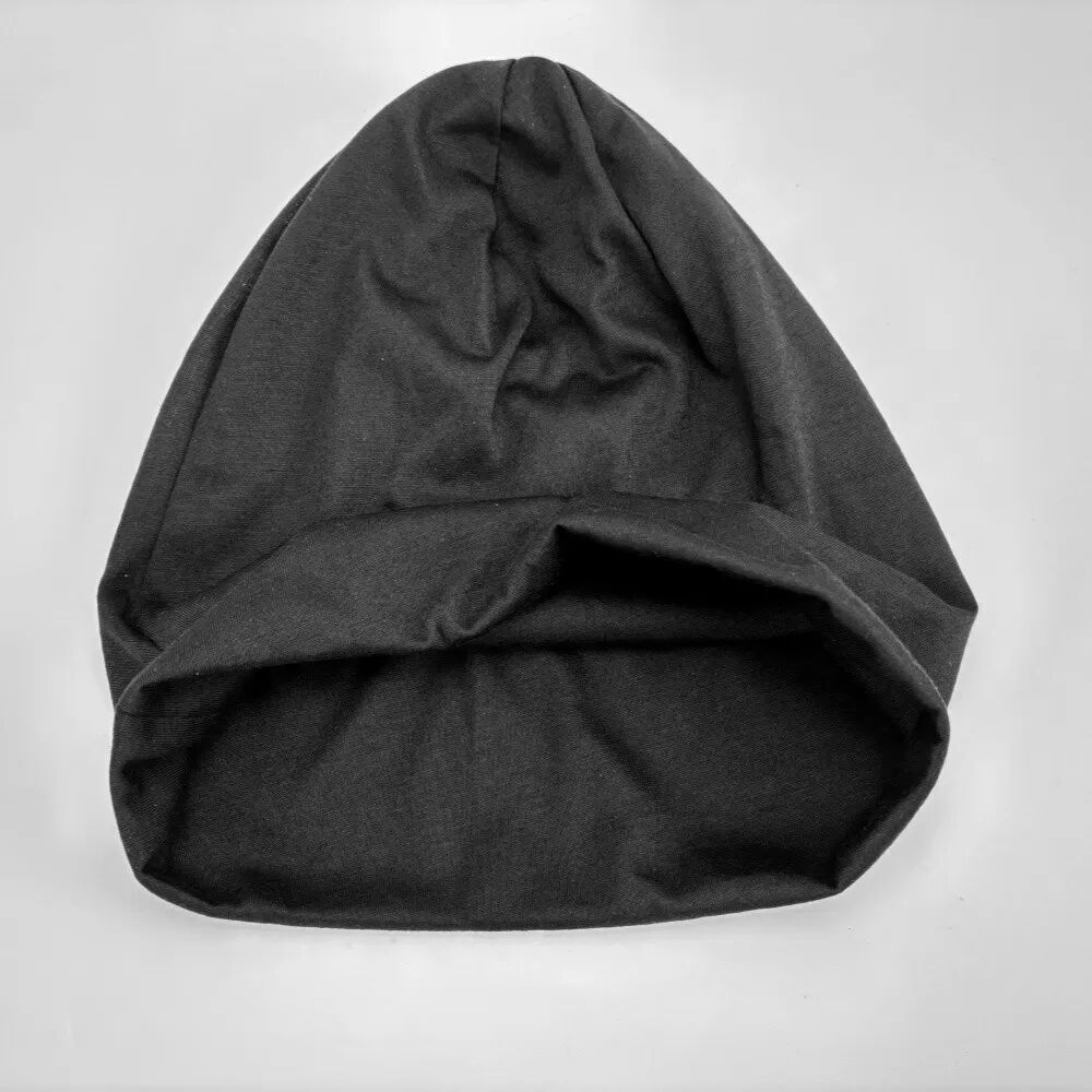 INF Dünne Slouchy Beanie Mütze für Frühling/Sommer Schwarz