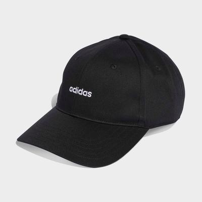Baseball Cap ADIDAS PERFORMANCE "LINEAR EMBROIDERY", Damen, schwarz (schwarz, weiß), Obermaterial: 100% Baumwolle, Caps