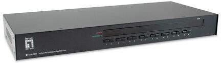 LevelOne KVM-3216 switch per keyboard-video-mouse (kvm) Montaggio rack Nero