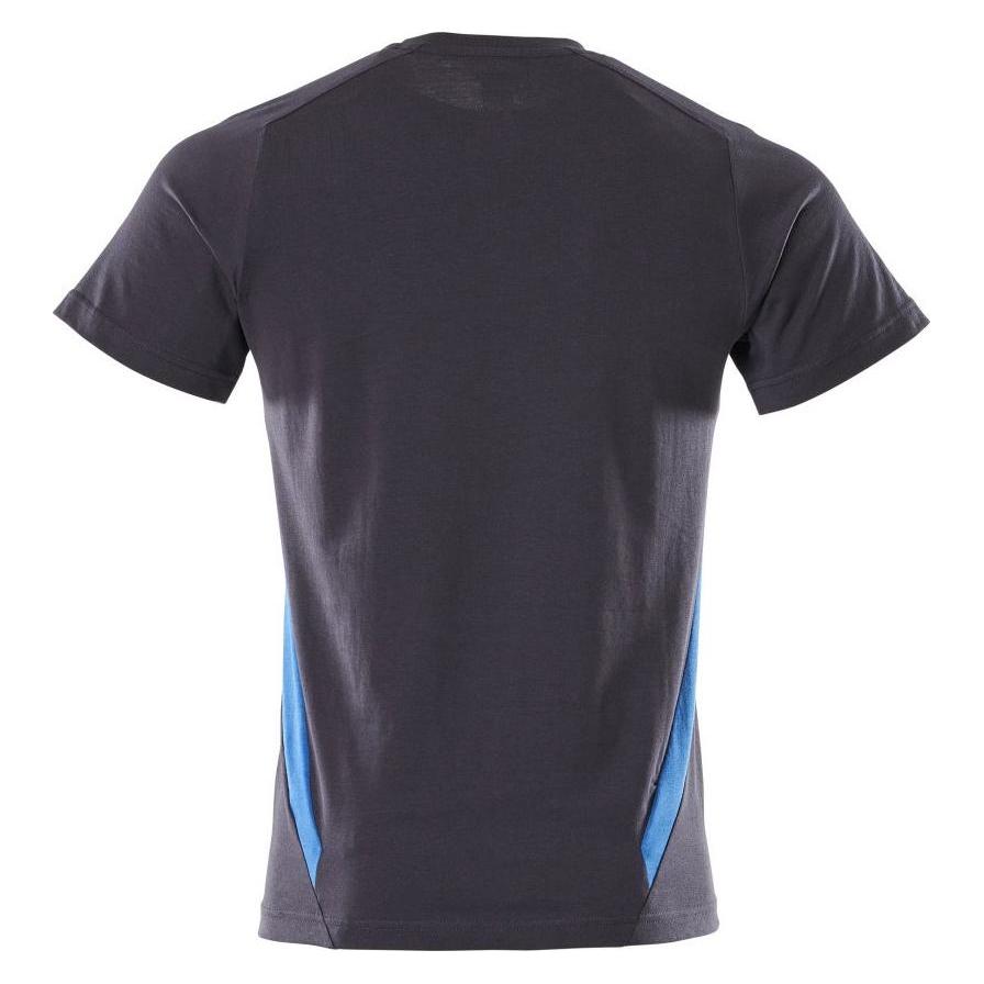 Mascot T-Shirt, moderne Passform T-shirt Grösse 3XLONE, schwarzblau/azurblau (S) (229309)