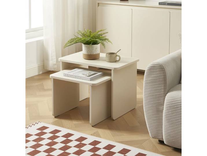 Tables basses gigognes beige