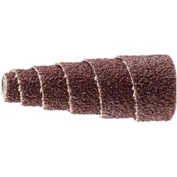 Pferd, Schleifmittel, POLIROLL PRK konische Schleifrollen Ø 15x35 mm Bohrung Ø 3 mm Korund A80 (80)