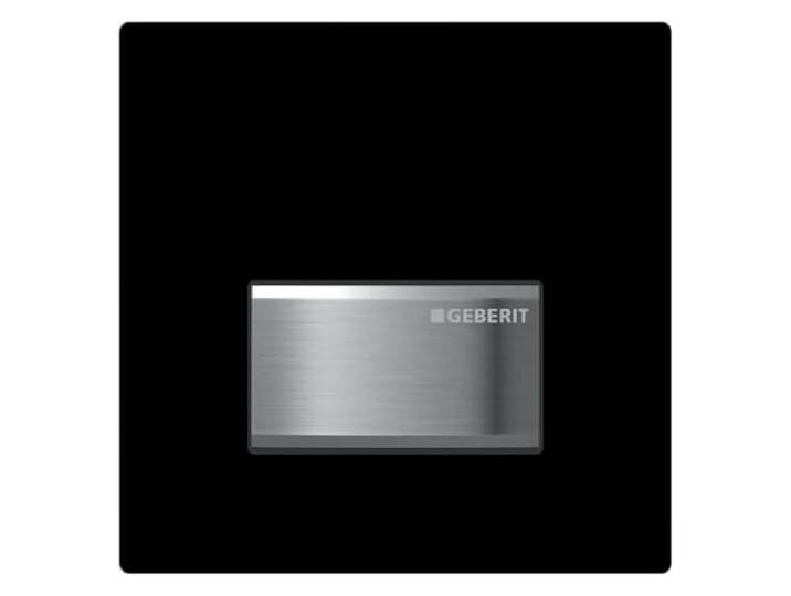 Geberit urinoirspoelbesturing met pneumatische spoelactivering, bedieningsplaten type 50, 116.016.DW.5, Kleur: zwart