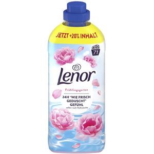 Lenor Weichspüler Frühlingsgarten, Großpackung, aktive Geruchsabwehr, 1,491 Liter, 71 Waschladungen