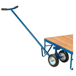 Hardwex Fahrgestell-Deichsel, 2 Gummiräder Ø 200 mm