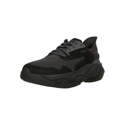 Sneaker CLARKS "Clarks Pace", Herren, Gr. 41,5, schwarz, Kunstfaser, Schuhe Sneaker, mit atmungsaktiver Eigenschaft