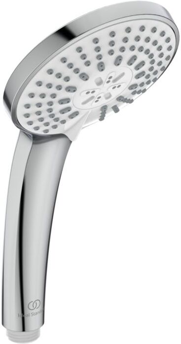 Ideal Standard Handbrause B9403AA Wassersparend, Ø 10 cm, 3-Strahlarten, chrom
