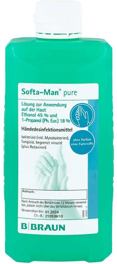 Softa Man pure Händedesinfektionsmittel 500ml