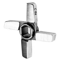 WOLFCUT Kreuzmesser Werkzeugstahl Größe C106 kompatibel mit Edertal / Seydelmann / Mado uvm.