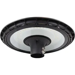 LUXULA LED Straßenleuchte, rund, 90 W, 9000 lm, 3000 K (warmweiß), IP65, Parkanlage