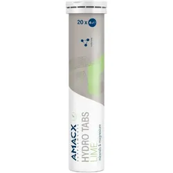 AMACX Brausetabletten Hydro Tabs Limette | 20 Tabletten