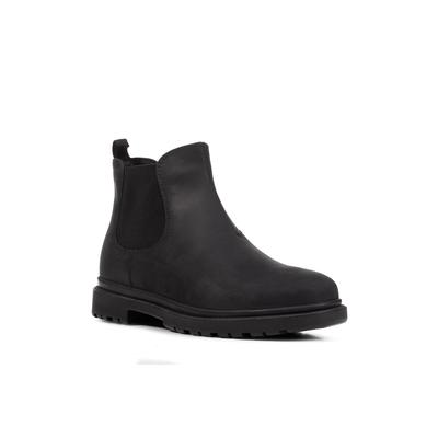 Chelseaboots GEOX "U ANDALO", Herren, Gr. 42, Synthetik Textil, schwarz, Leder, Textil, Schuhe Chelseaboots, mit atmungsaktiver GEOX Spezial Membrane