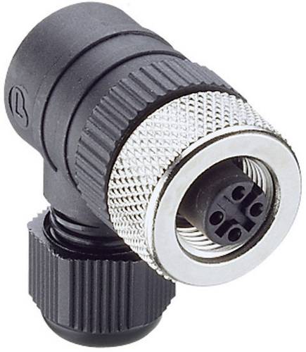 Lumberg Automation 108656 Sensor-/Aktor-Steckverbinder, unkonfektioniert M12 Kupplung, gewinkelt Polzahl Sensoren: 4 1St.
