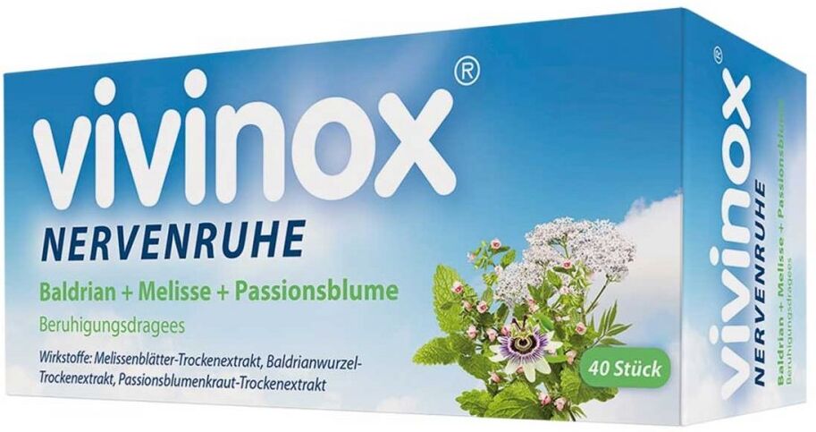 Vivinox Nervenruhe Beruhigungsdragees 40stk