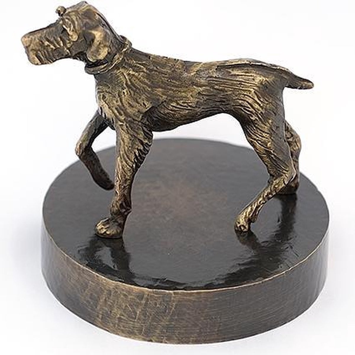 Duitse Staander Honden Urn - Verbronsde Asbeeld Dieren Urn voor uw geliefde hond