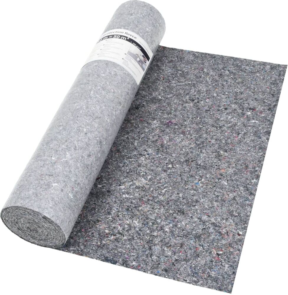 vidaXL Bâche de protection contre peinture 2 pcs 50 m 280 g/m² Gris