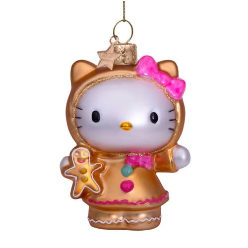 Vondels Kerstornament Hello Kitty Gingerbread