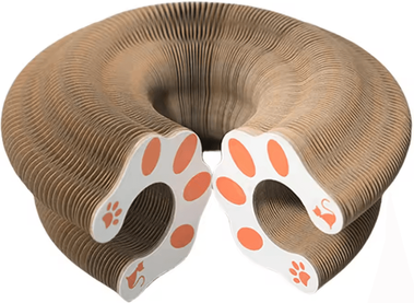 Inspire Curations FlexiScratch Accordion Cat Scratcher Bed Set 1pcs