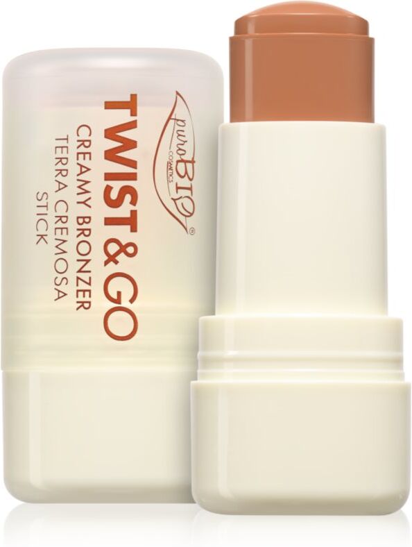 puroBIO Cosmetics Twist&Go cream bronzer in a stick 02 Biscuit 5 g