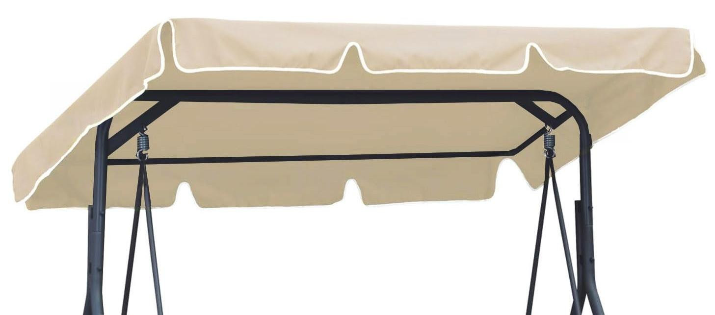 Solidchoice Vervangende Overkapping voor Schommel - Beige - 210 x 145 cm