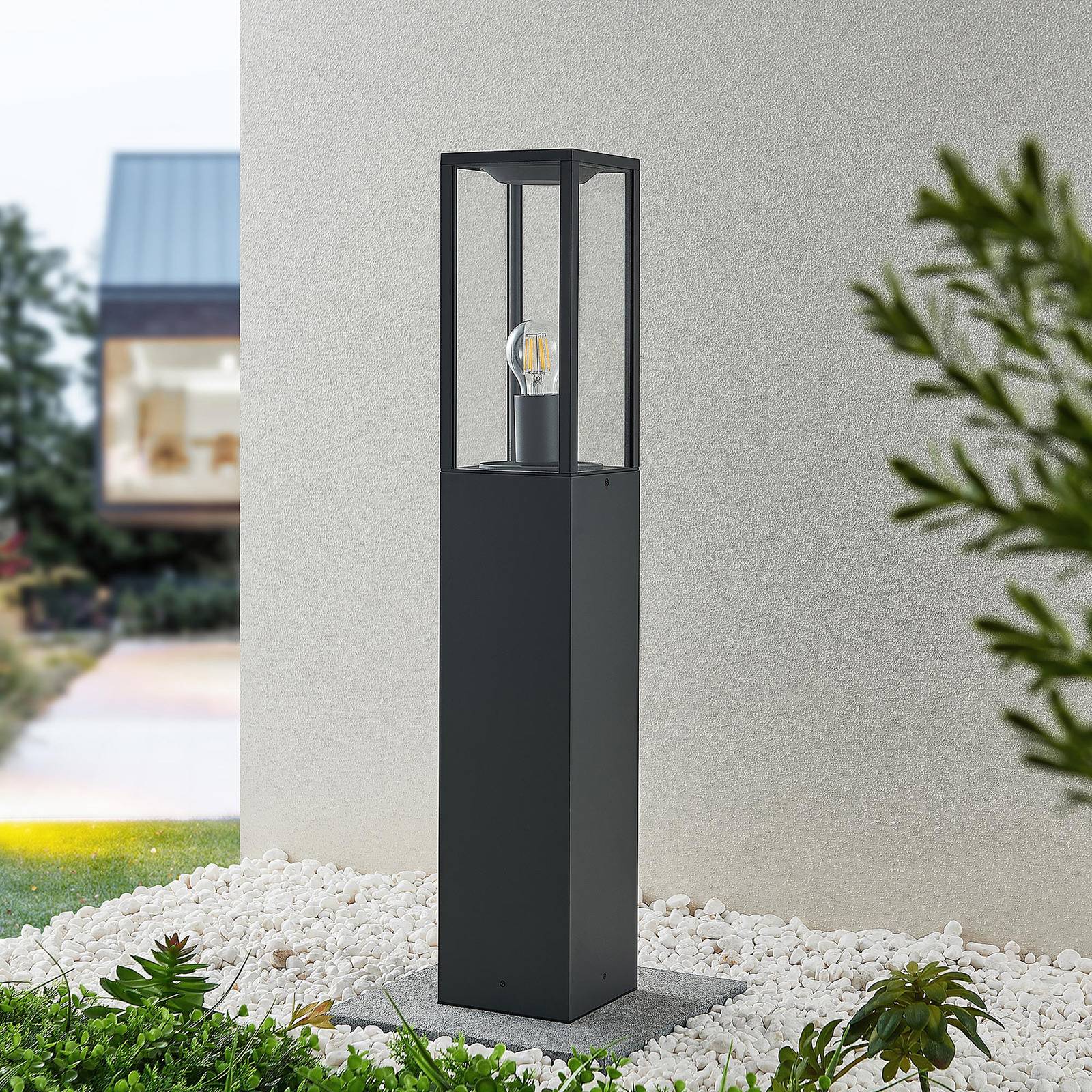Pathway Light Peldar Lindby, dimmable, Black, Aluminium, Modern, Outdoor lights