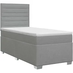 vidaXL, Boxspringbett, Boxspringbett (90 x 200 cm)