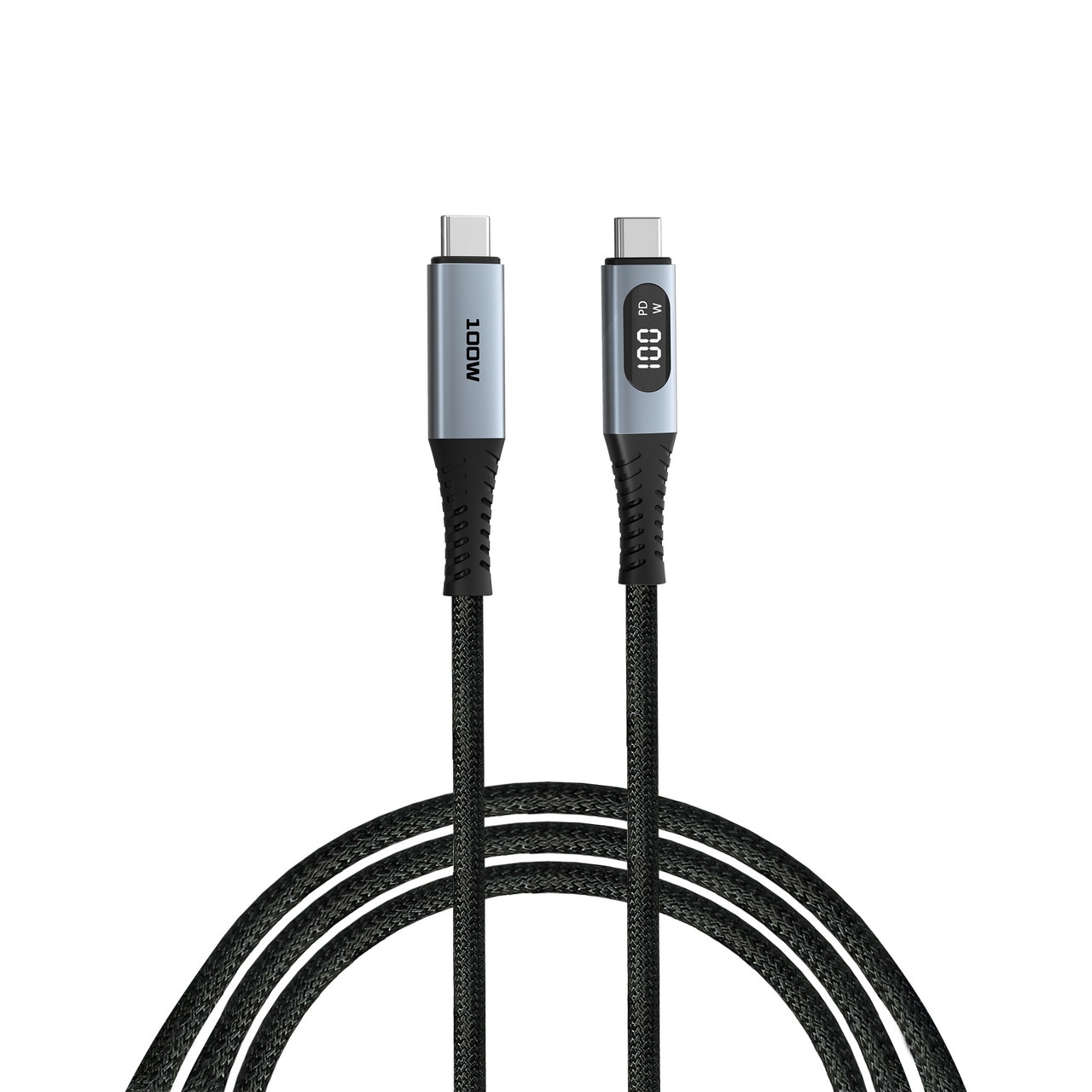 Verbatim Sync & Charge Kabel USB-C auf USB-C 100W 120cm Leistungsanzeige