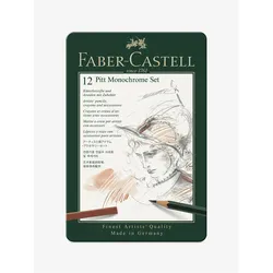 Faber-Castell, Malstifte, Pitt Monochrome set (12x)