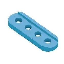 Makeblock Lochstab 0412, Aluminium eloxiert, 4x12 mm, Ø4,1 mm Bohrungen - Länge: 36 mm