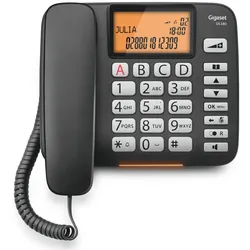 Gigaset DL580 schnurgebundenes Festnetztelefon schwarz