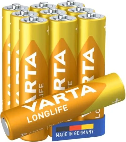 VARTA Longlife 10 AAA (Plastic free Wide Blister), 10 Stk