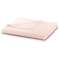 Biederlack Kuscheldecke Pearl 150 x 200 cm Baumwolle Rosa Rose