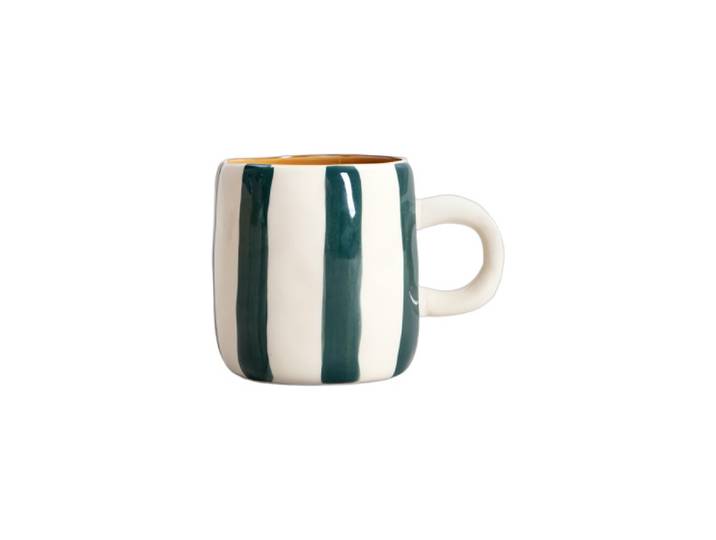 Homla TORRIT Green Stripes Becher, 100 ml