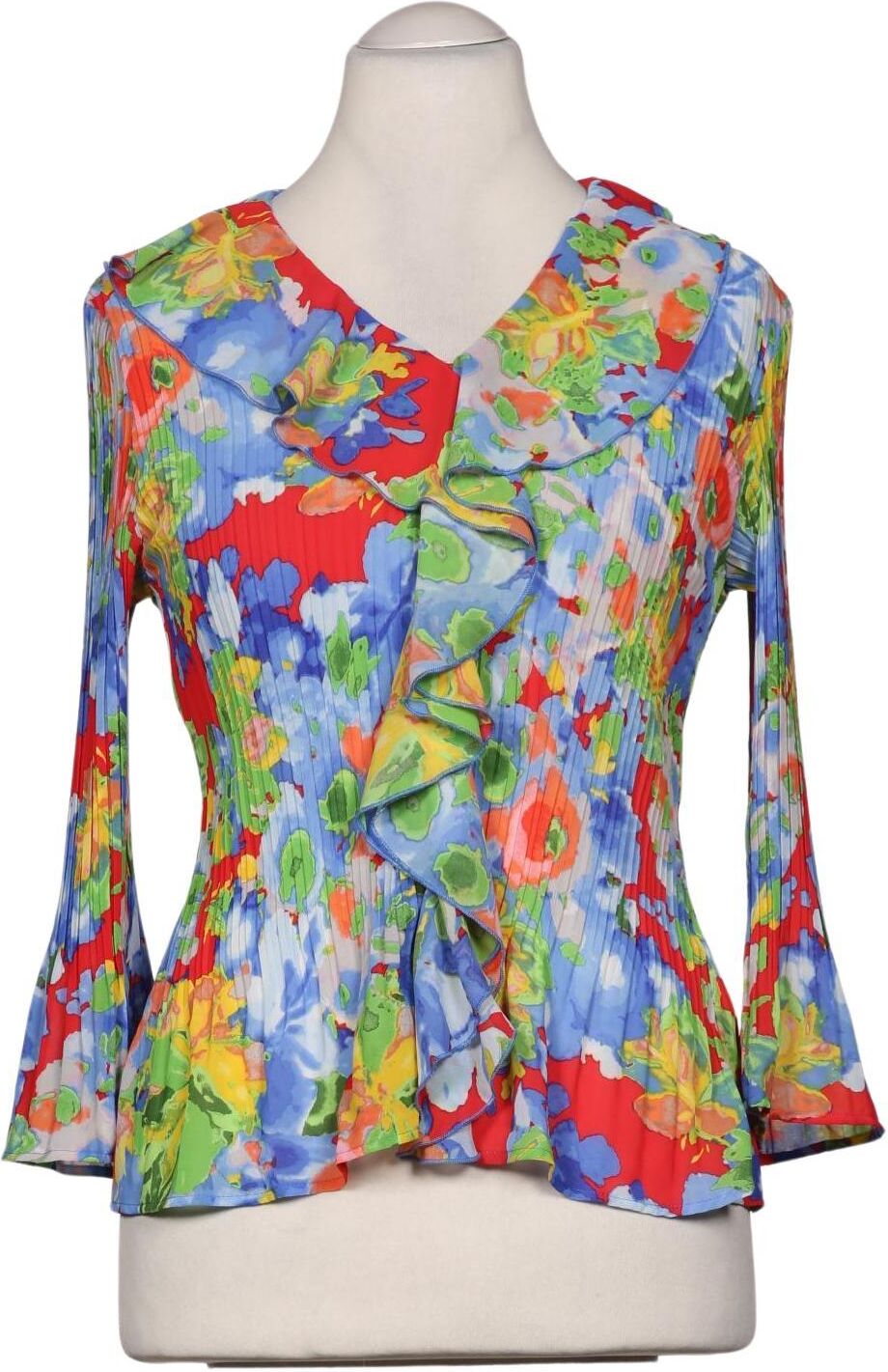 Kriss Trading Sweden Damen Bluse, Mehrfarbig, Gr. S, Synthetik - Second Hand