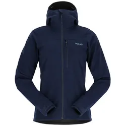Rab Damen Windjacke Scimitar Windstopper Jacket - L - Deep Ink