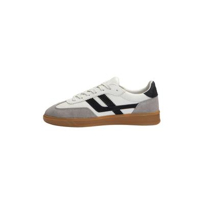 Sneaker LLOYD "BRAVA", Herren, Gr. 44, weiß, blau, Leder, gemustert, Schuhe Sneaker, mit modernem Design