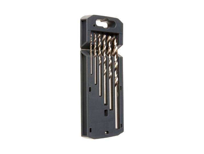 Wolfcraft Metallbohrer HSS Geschliffen ⌀ 2-8 mm 6 Stück