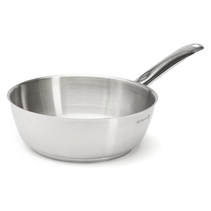 de Buyer Sauteuse (Edelstahl, 24 x 8 cm) (3503.24)