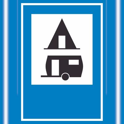 HB-Druck Campingplatz Schild A0 (841x1189mm)